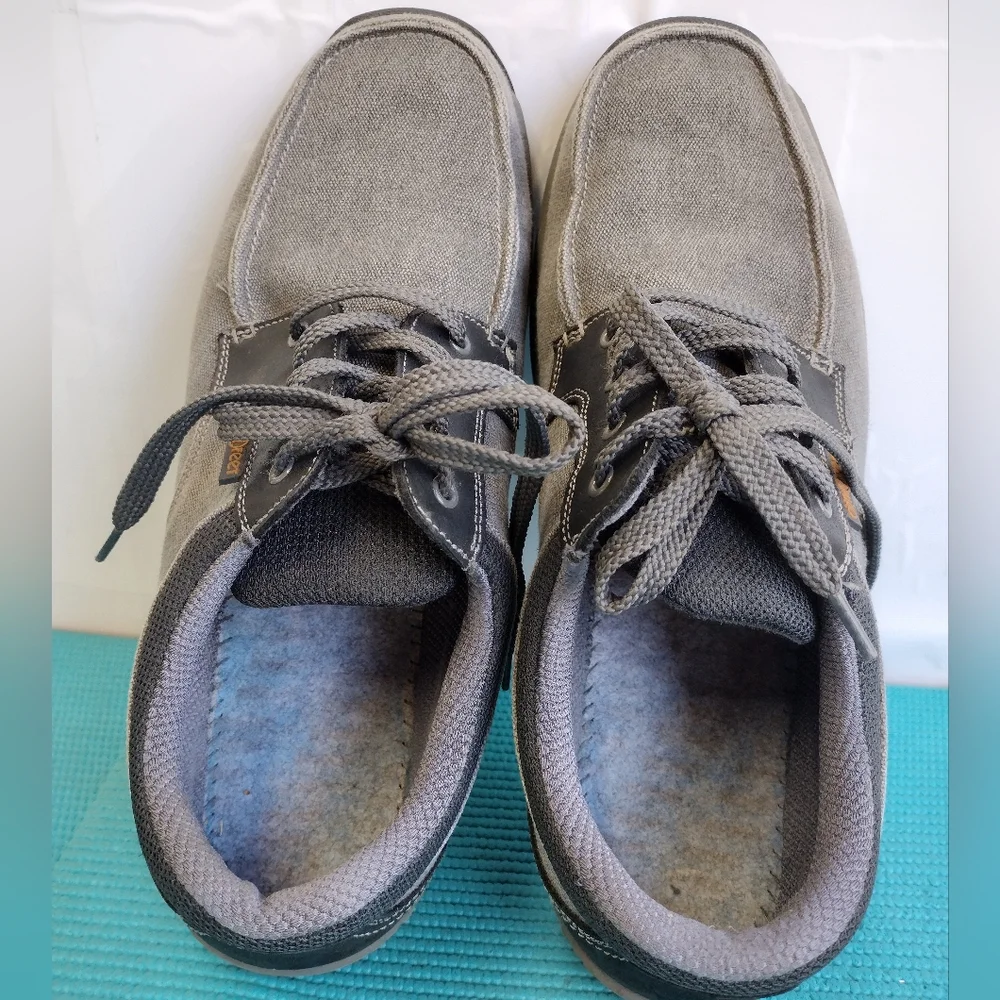 Orthofeet Shoes Men's Orthopedic Porto Canvas Loafer Sz 13 NO INSOLES